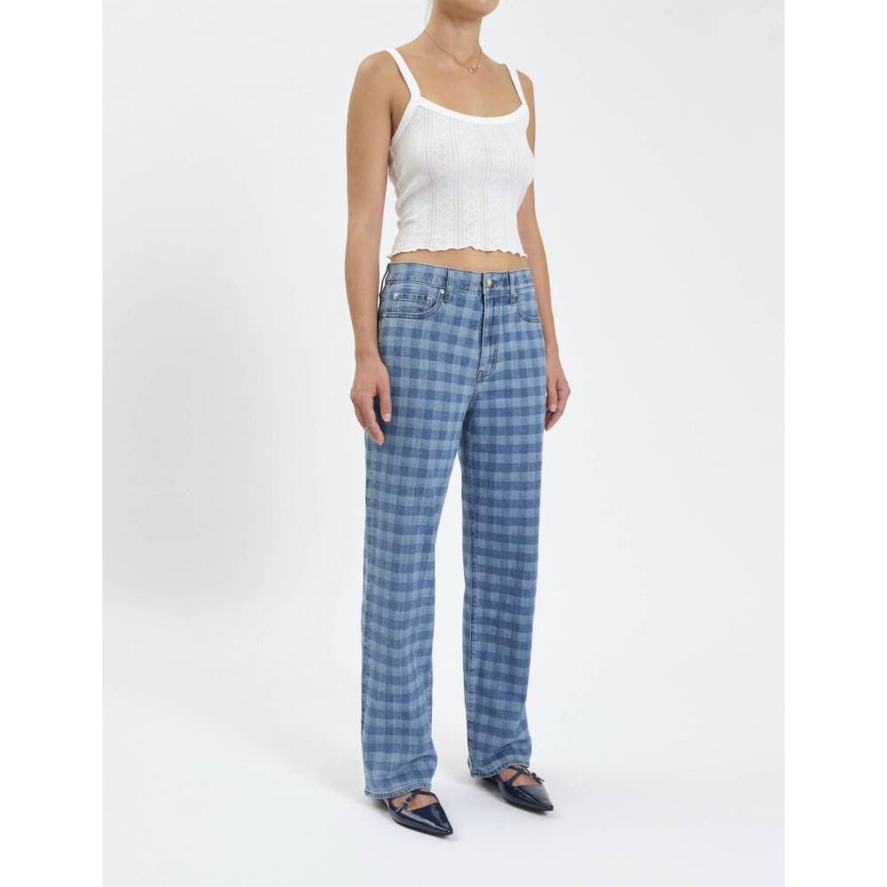 NEW DAZE 1999 vintage-inspired jeans in denim check - Picture 4 of 4